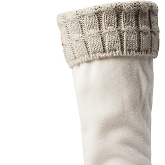 - Hunter Boot socks, tall, greige. NWT! Size women’s Large - Picture 3 of 4